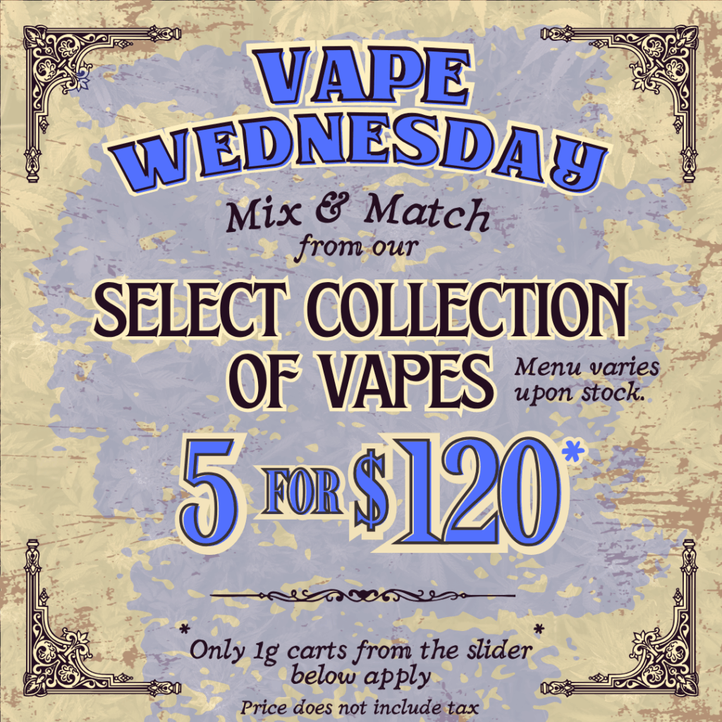 Vape Wednesday Deal Tree House
