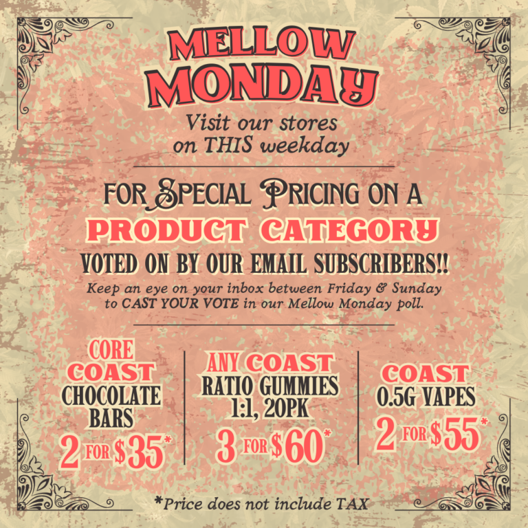 Mellow Monday Coast edibles